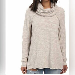 Free People Beach Oatmeal Cocoon Pullover Top Sweatshirt